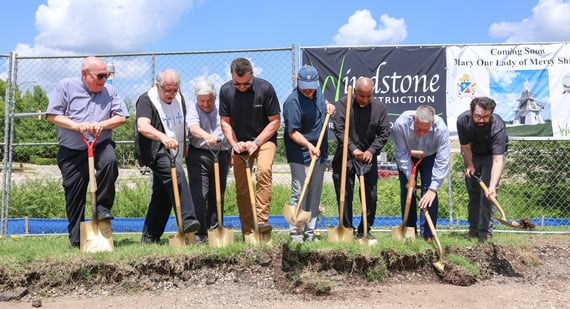Norman parish holds groundbreaking for new shrine