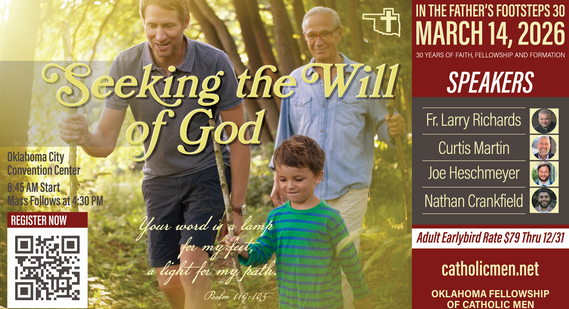 30th men’s conference: ‘Seeking the will of God’