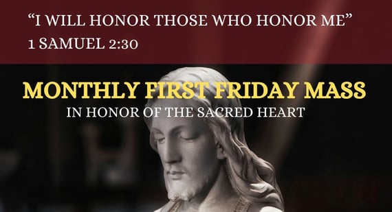 First Friday Sacred Heart Mass