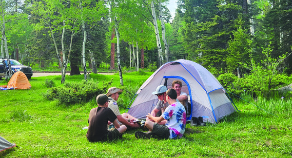 Assisi Troop 68 shared steps, faith  on N.M. trails