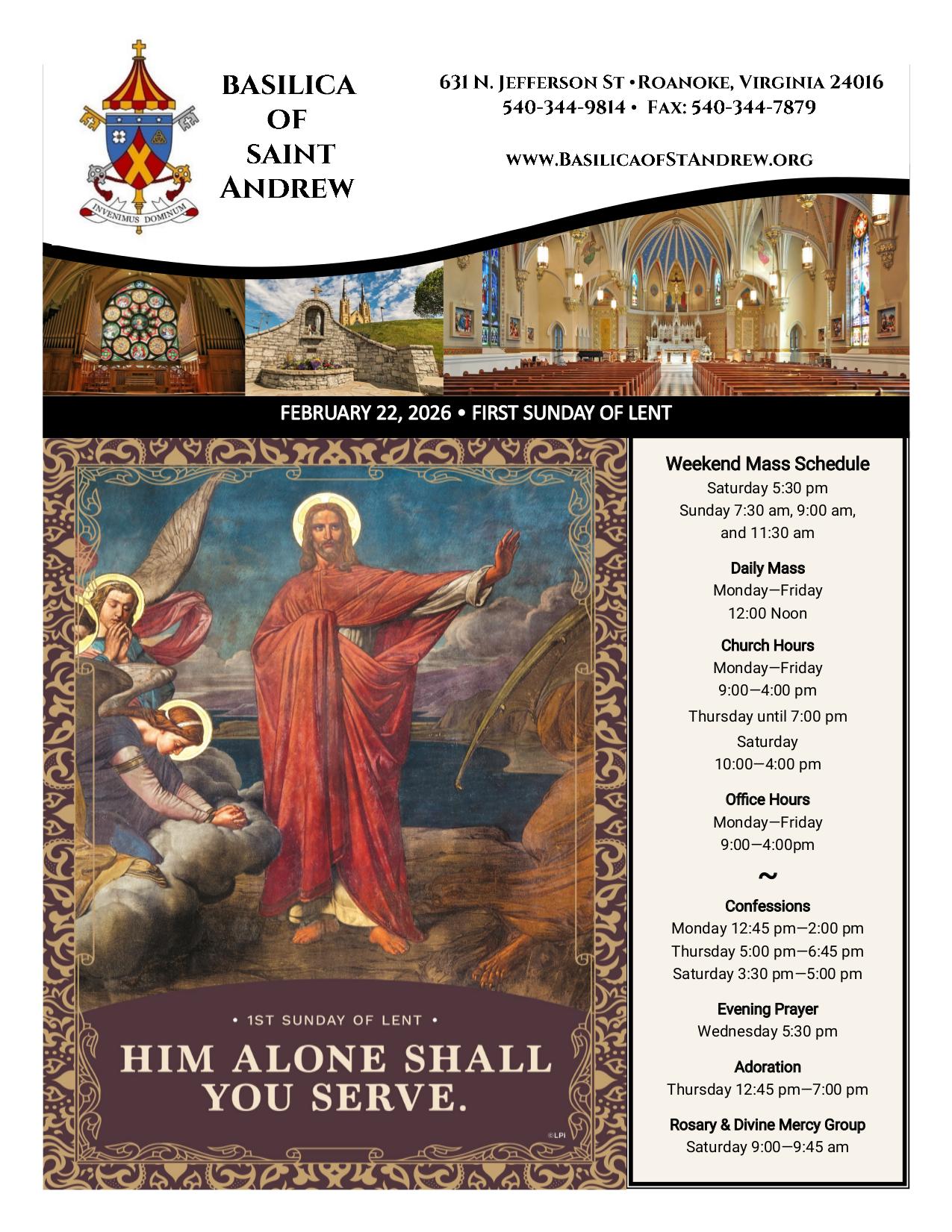 february 22, 2026 Bulletin