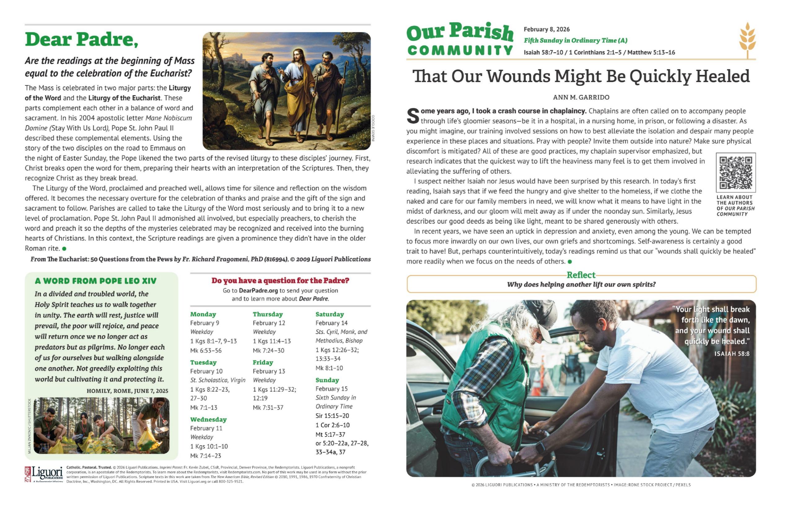 february 8, 2026 Bulletin