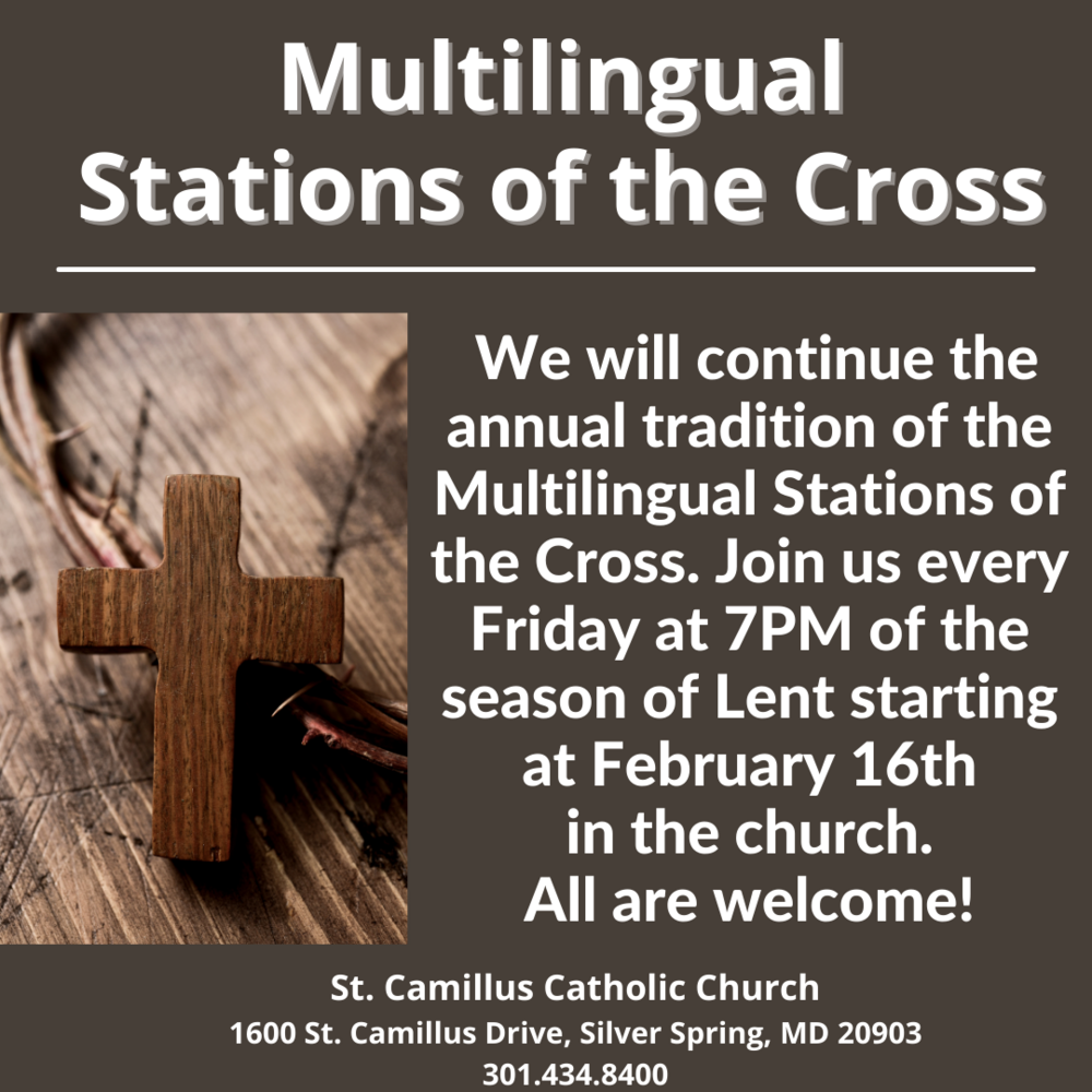 Intercultural Stations of the Cross St. Camillus Parish Silver