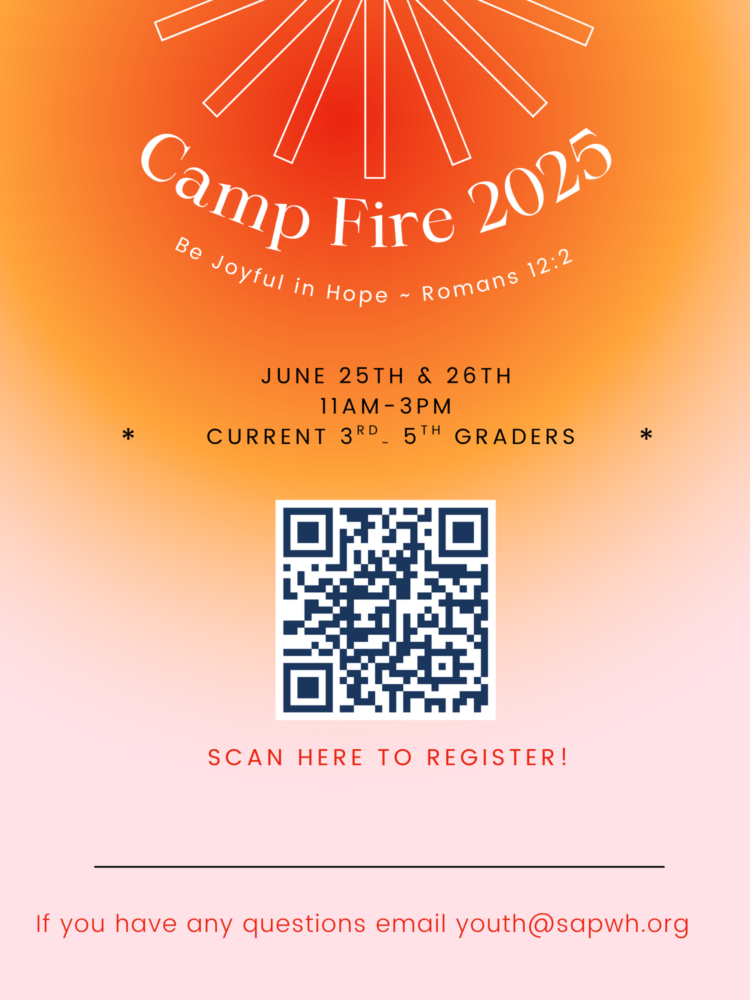 Camp Fire Flyer