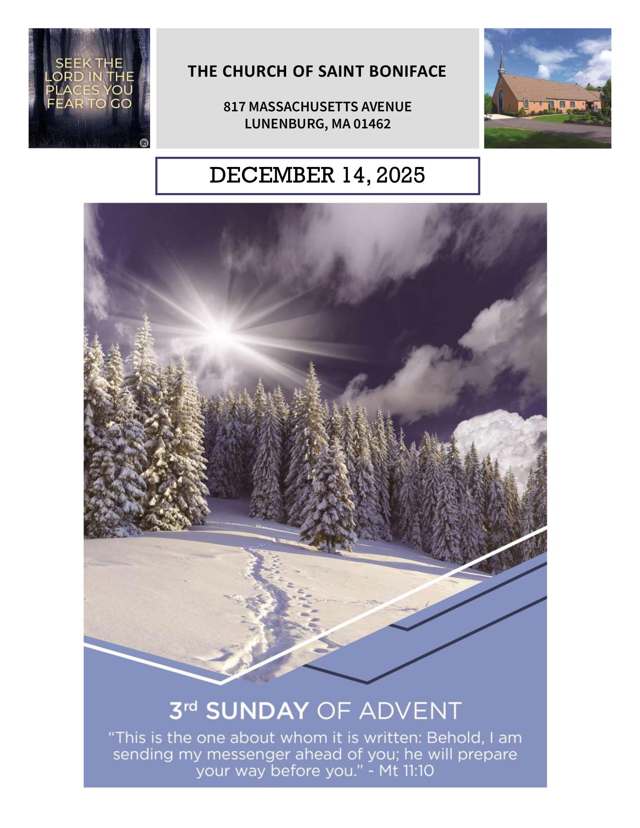 december 14, 2025 Bulletin