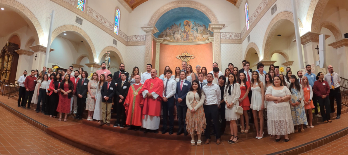 May, 2025 Youth and Adult Confirmation at St. Augustine Cathedral