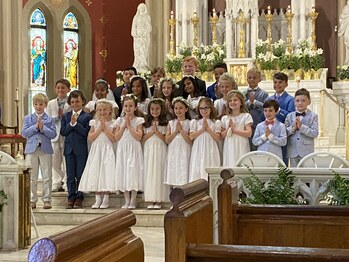 Second Graders Celebrate First Communion