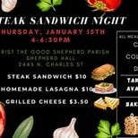 Steak Sandwich Dinner