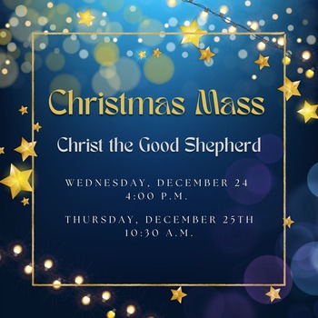 Christmas Eve and Christmas Day Mass Times