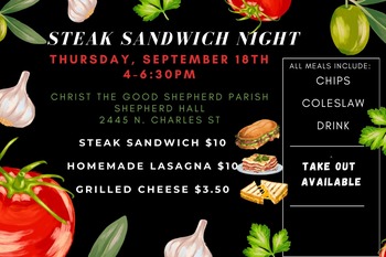 Steak Sandwich Dinner