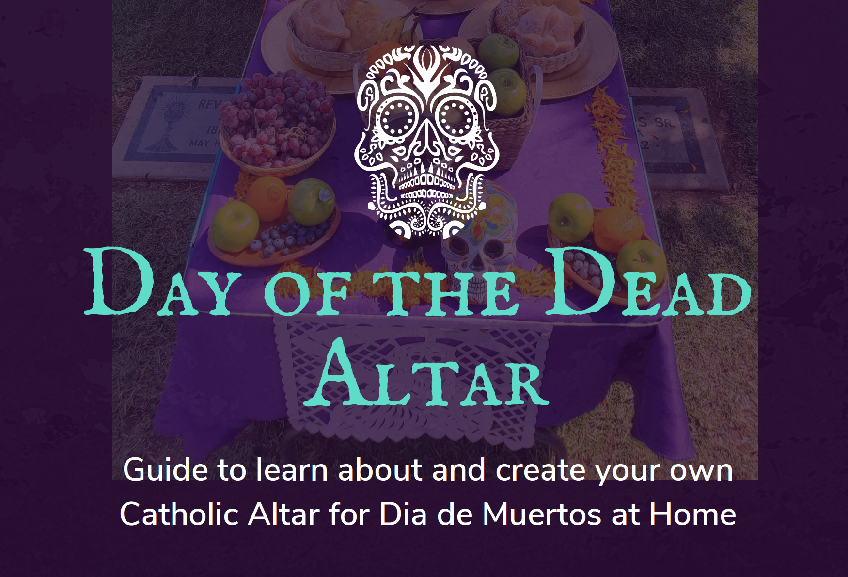 Catholic Altar for Día de Muertos at Home