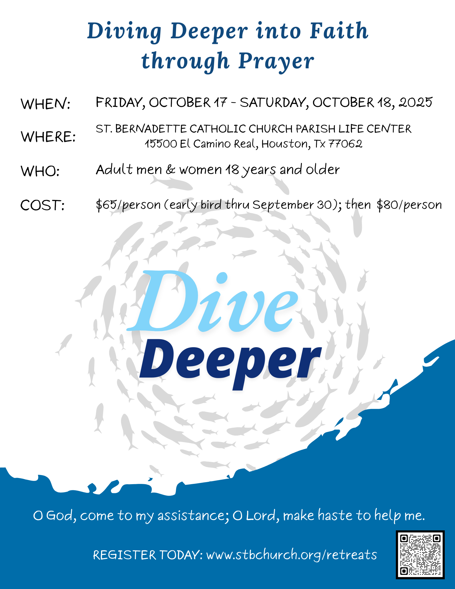 ADULT RETREAT: OCT 17-18