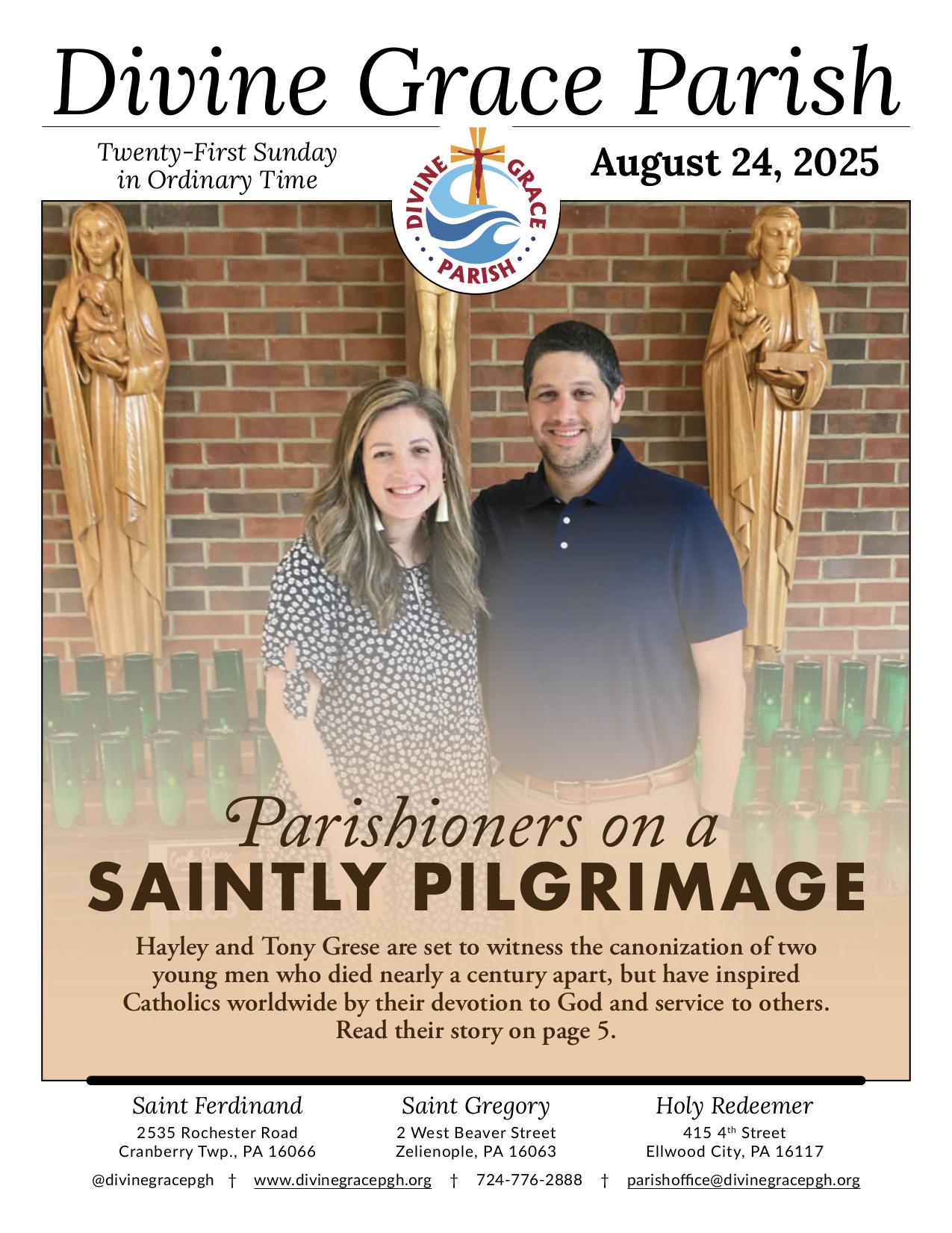 august 24, 2025 Bulletin