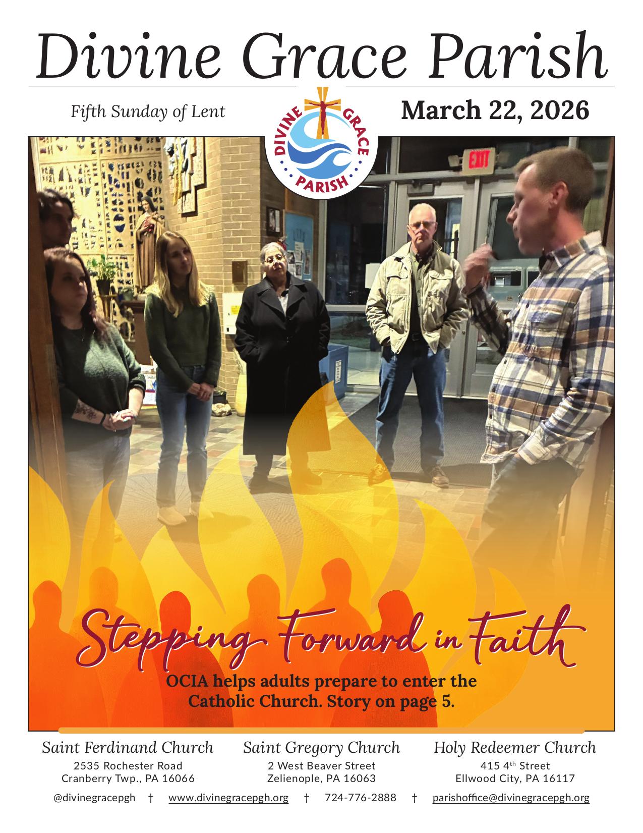 march 22, 2026 Bulletin