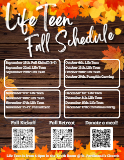 Life Night Fall Schedule 2025