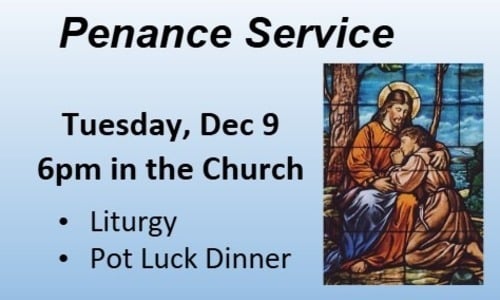 Faith & Fellowship Penance Service