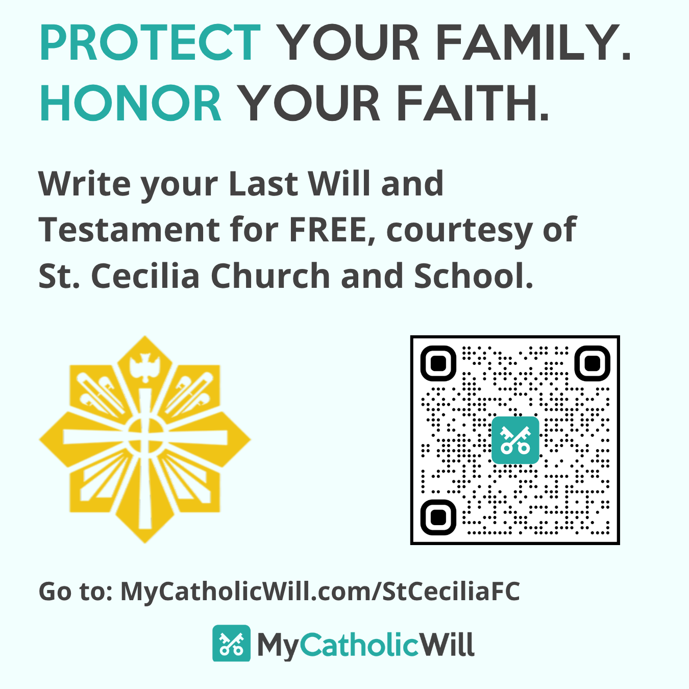 MyCatholicWill for St. Cecilia