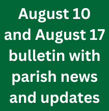 Click here to view our bulletin in digital format