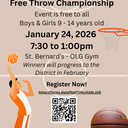 Knights of Columbus Council #4041 Free Throw Championship @ St. Bernard in Tracy