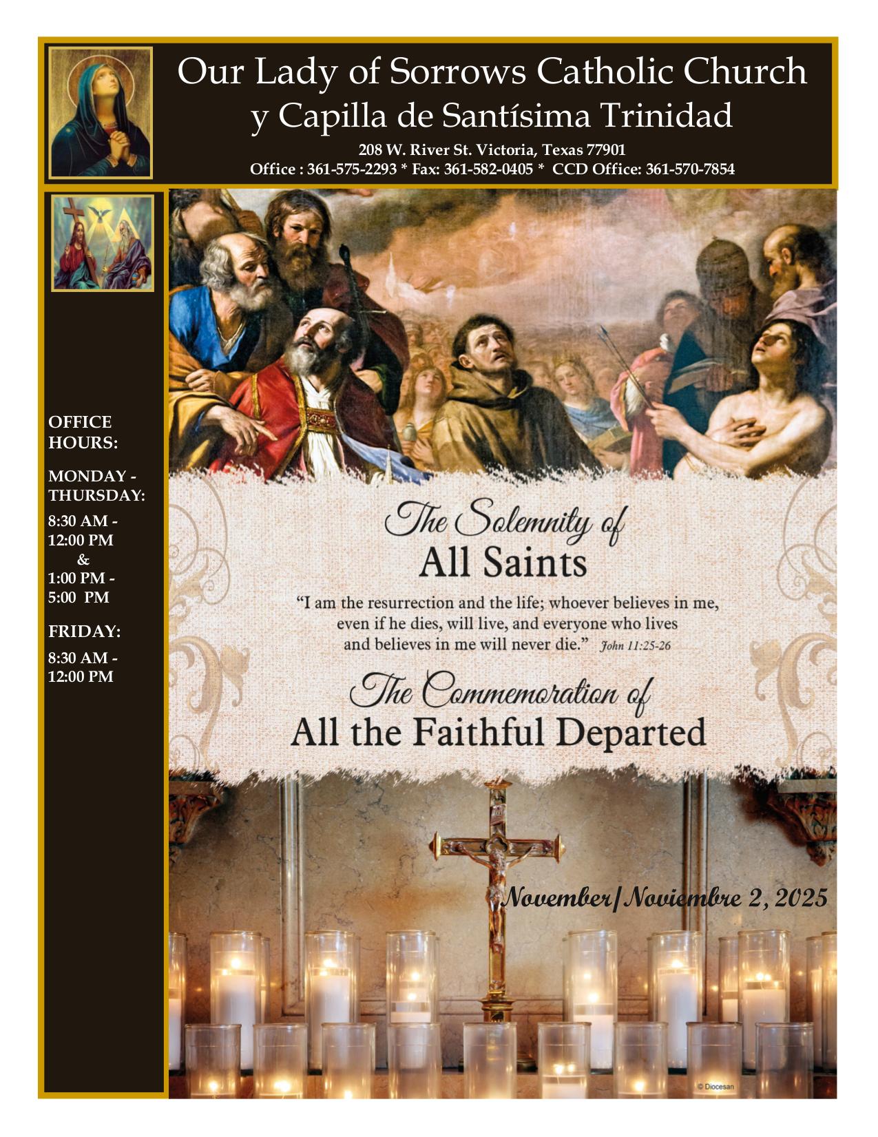 november 2, 2025 Bulletin