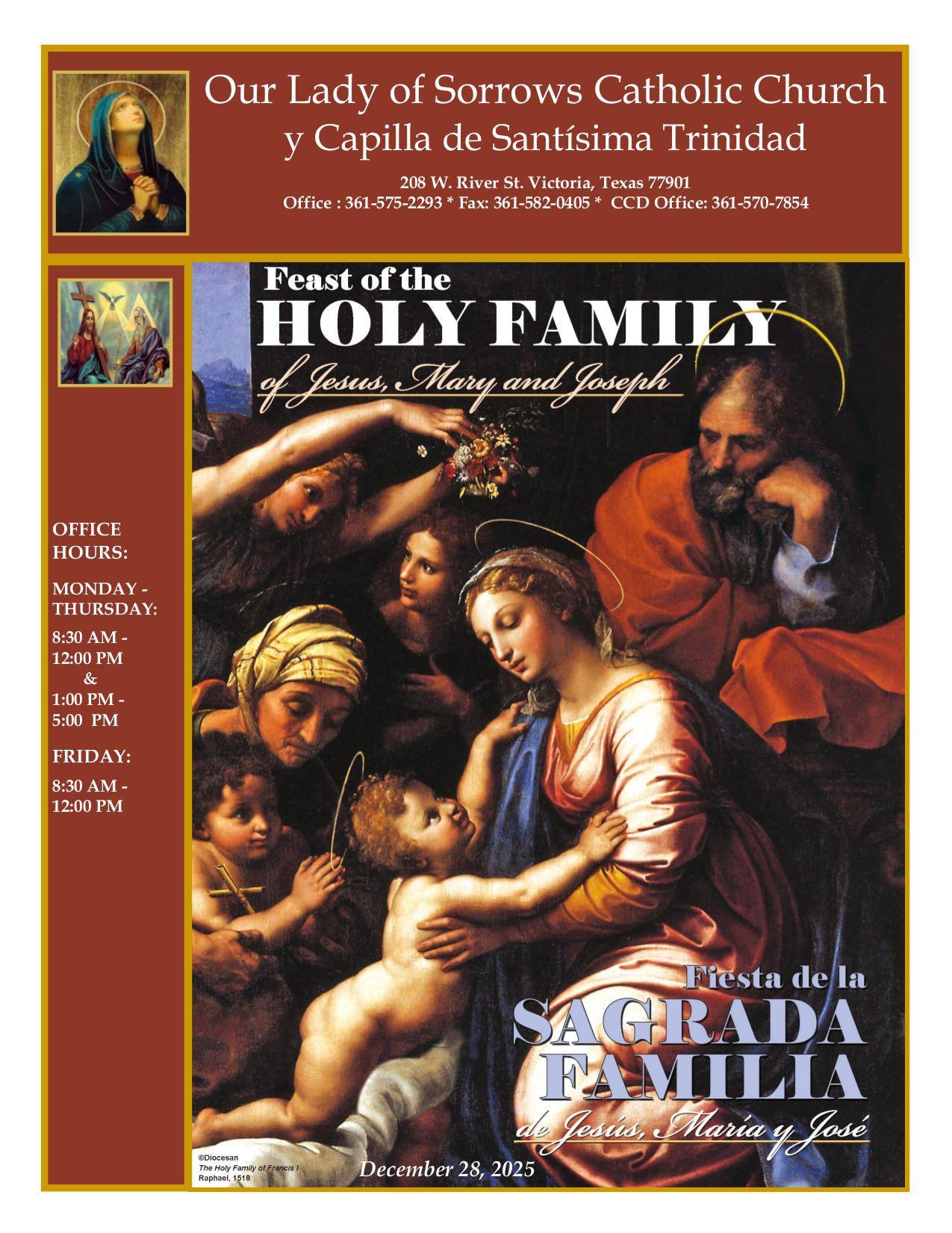 december 28, 2025 Bulletin