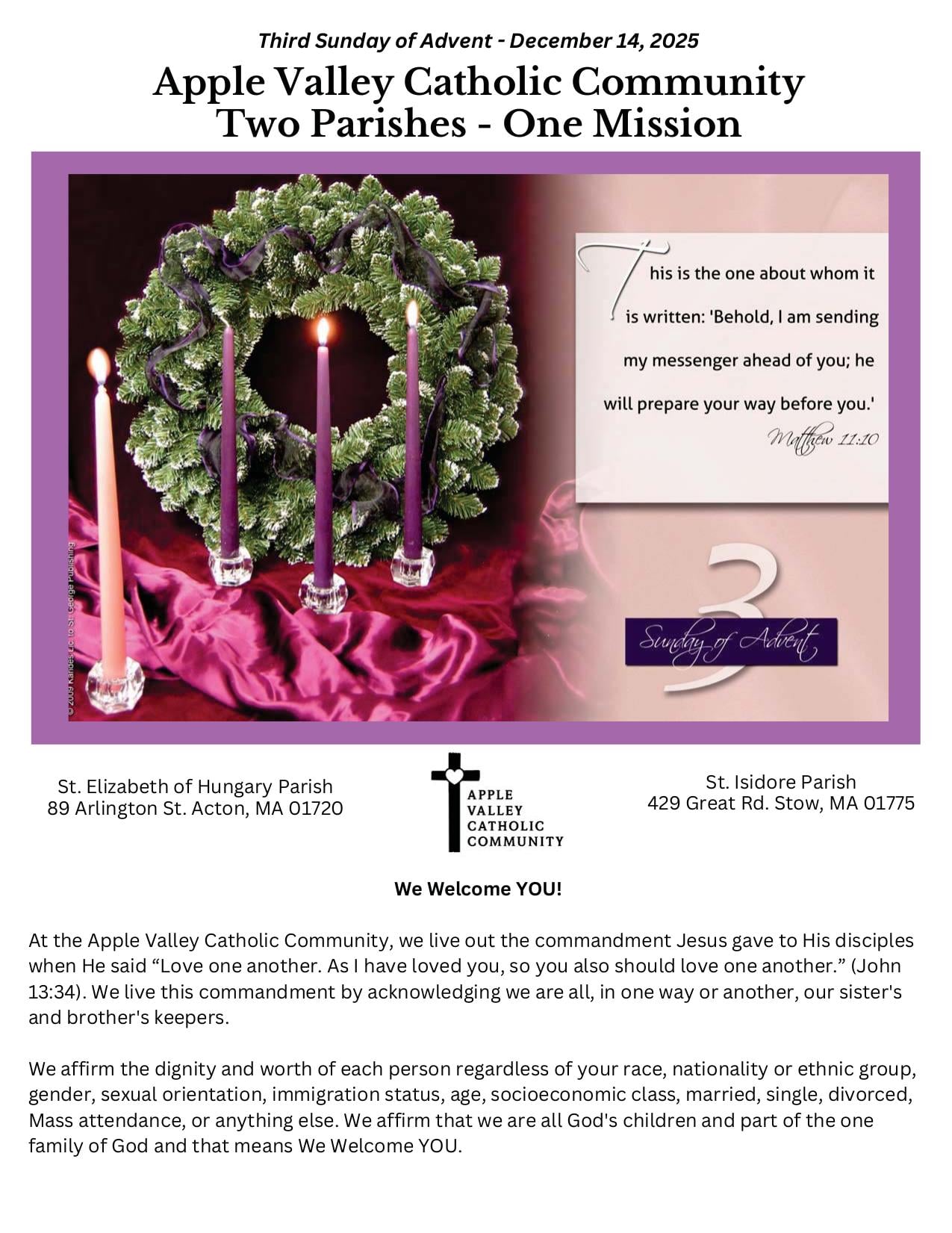 december 14, 2025 Bulletin