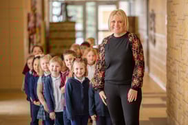 SACS Kindergarten teacher and students image