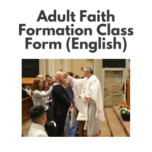 Adult Faith Formation Registration