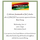 Juneteenth Concert at St. Columba