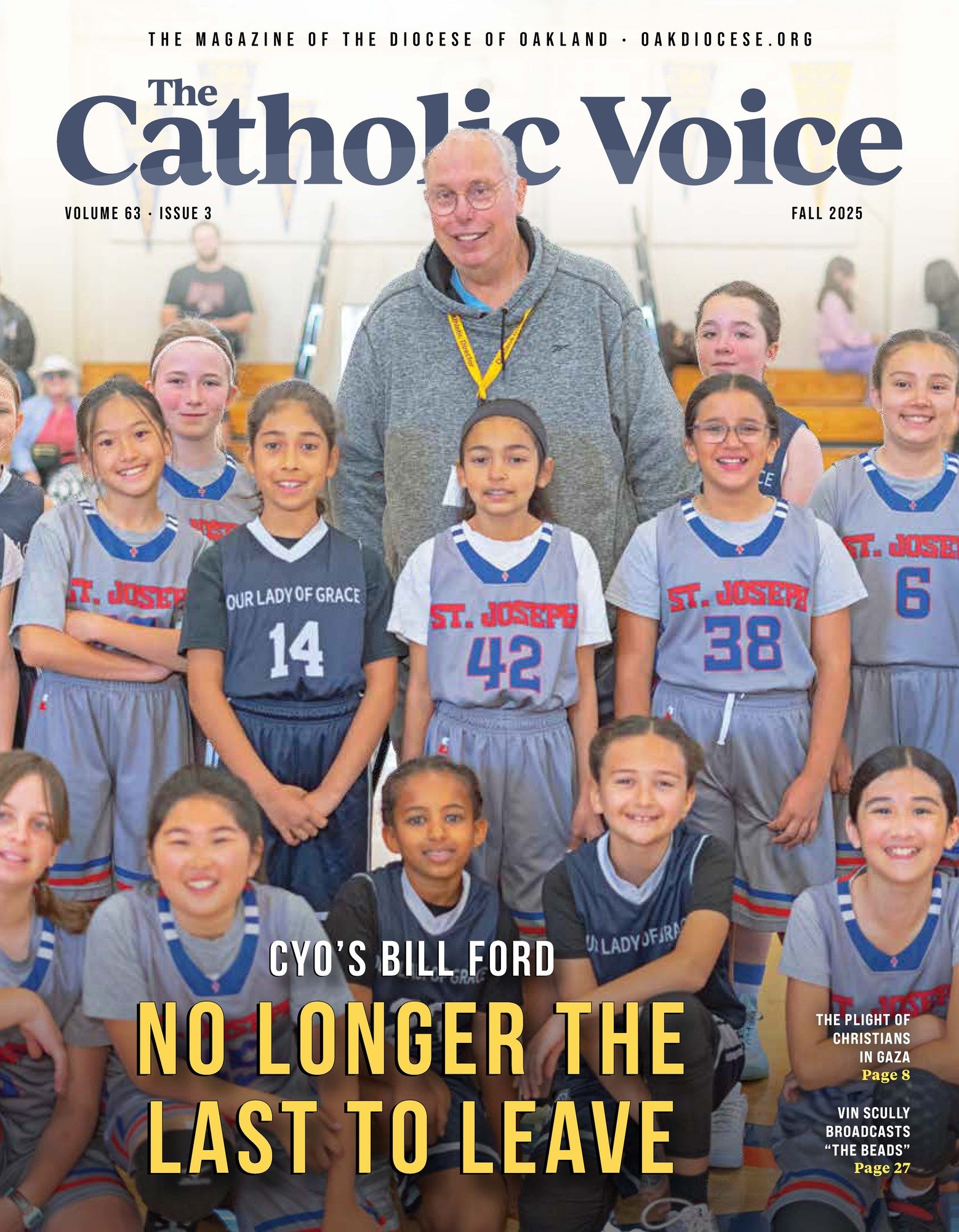 Front page image of the new quarterly Catholic Voice Magazine