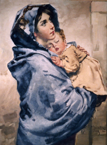 The Madonna of the Streets by Roberto Ferruzzi