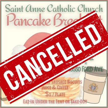 **CANCELLED** Pancake Breakfast