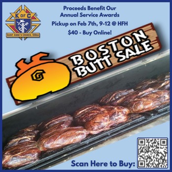 Knights of Columbus - Boston Butts Fundraiser