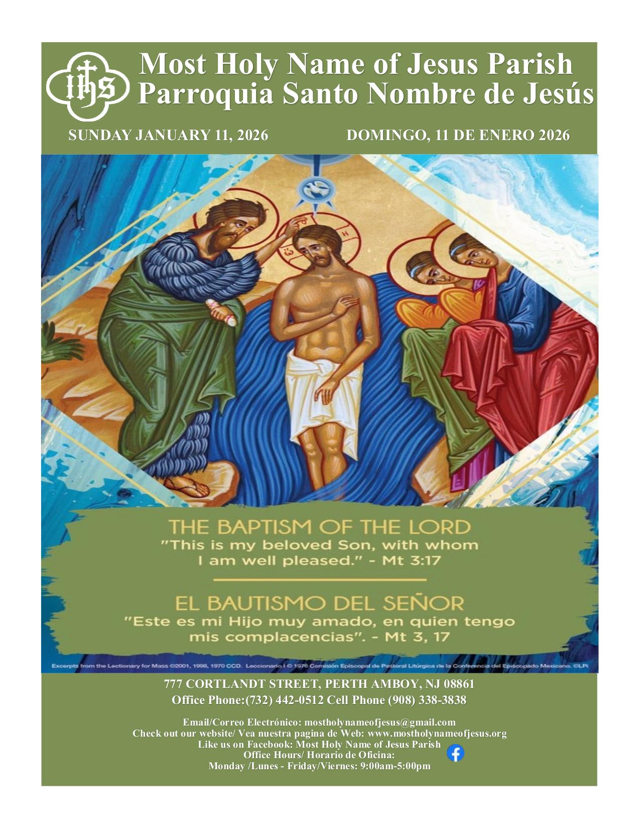 january 11, 2026 Bulletin