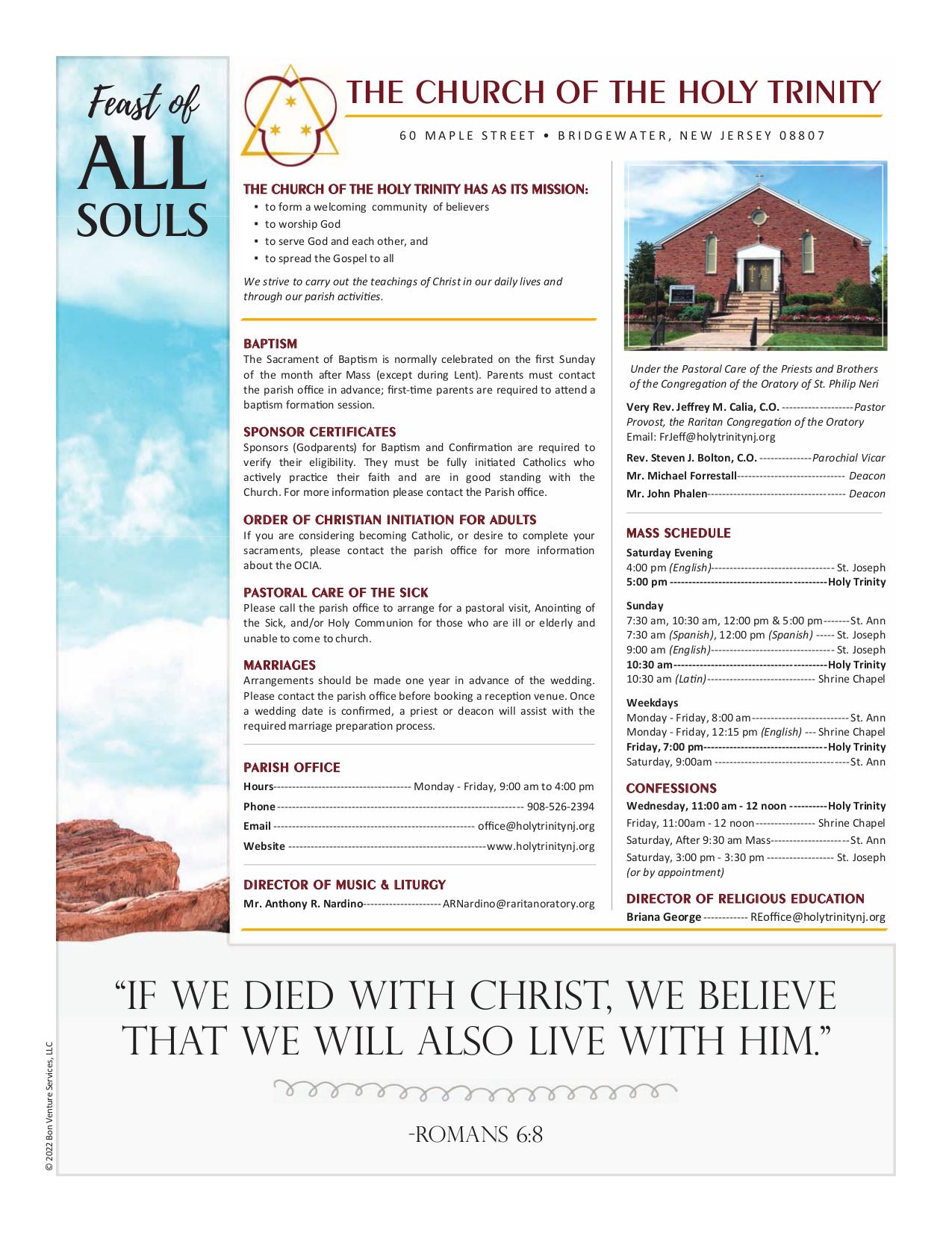 november 2, 2025 Bulletin