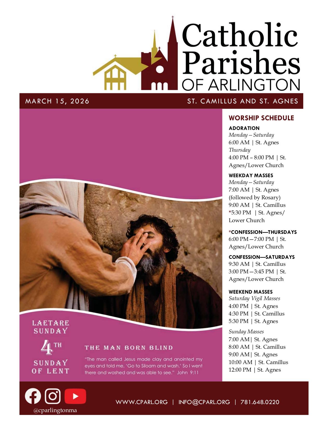 march 15, 2026 Bulletin