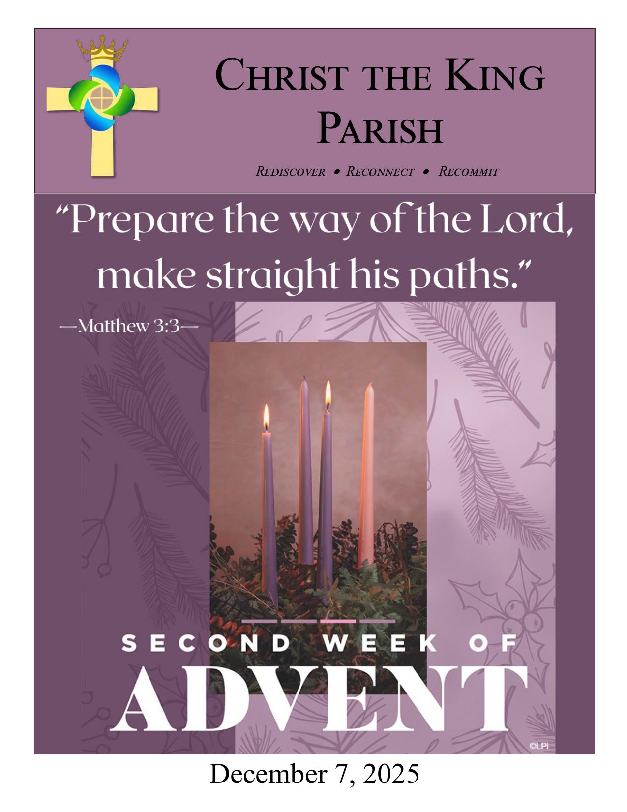 december 7, 2025 Bulletin