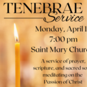 Lenten Tenebrae Service