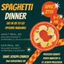 Spaghetti Dinner Fundraiser