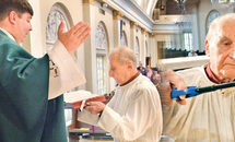 At 94, St. Joseph altar ‘boy’ can genuflect like a kid