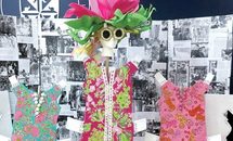 St. Dominic students collaborate on show-stopping installation for NOMA’s ‘Art in Bloom’