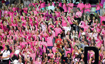 Catholic school pink volleyball games help cancer patients