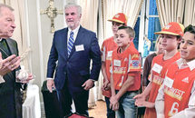 Little League World Series champs get a scouting report on St. Sebastian