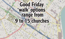 Good Friday ‘walk’ options range from 9 to 15 churches
