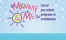 List of pre-school programs in archdiocese