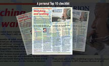 Watching and waiting: A personal Top 10 checklist