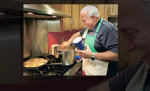 Deacon Carlo Maniglia cooks using family tradition