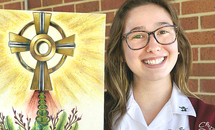 Keep Christ in Christmas: Poster by Alyssa Schiaffino, 12th grade, Archbishop Chapelle High School