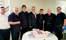New deacon lauded at St. Anselm celebration