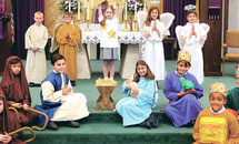 St. Edward the Confessor third graders prep for Living Nativity